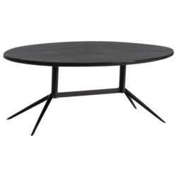 Couchtisch Mangoholz Schwarz L: 90 Cm