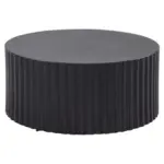 M&ouml;belix Couchtisch Eisen Schwarz, D: 67 cm