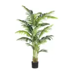 M&ouml;belix Kunstpflanze Palmen Gr&uuml;n/Schwarz, 160 cm