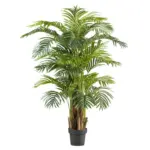 Möbelix Kunstpflanze Palmen Grün/Braun/Schwarz, 150 cm