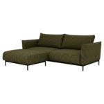 Möbelix Sofa mit Stauraum Bueno Chenille Grün B: 223 cm