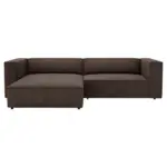 Möbelix Ecksofa Arona Taupe 68x278 cm