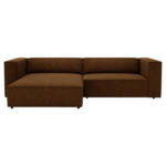 Möbelix Ecksofa Arona Braun 68x278 cm