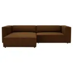 Möbelix Ecksofa Arona Braun 68x278 cm