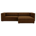 Möbelix Ecksofa Arona Braun 278x68 cm