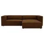 Möbelix Ecksofa Arona Braun 278x68 cm