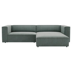 Ecksofa Arona Blau 278x68 cm