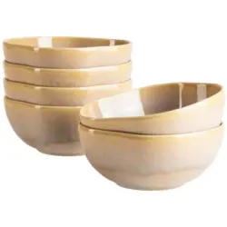 Sch&uuml;ssel Cordelia Sandfarben, 6-teilig