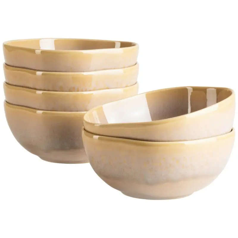 Sch&uuml;ssel Cordelia Sandfarben, 6-teilig