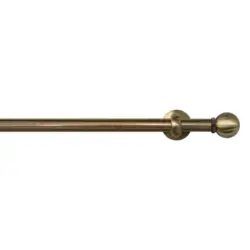 Vorhangstange Messingfarben, 185 cm