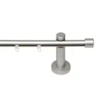 M&ouml;belix Vorhangstange Chromfarben, 185 cm