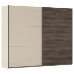 Schwebetürenschrank Sajo-Extra 261cm, Champagner