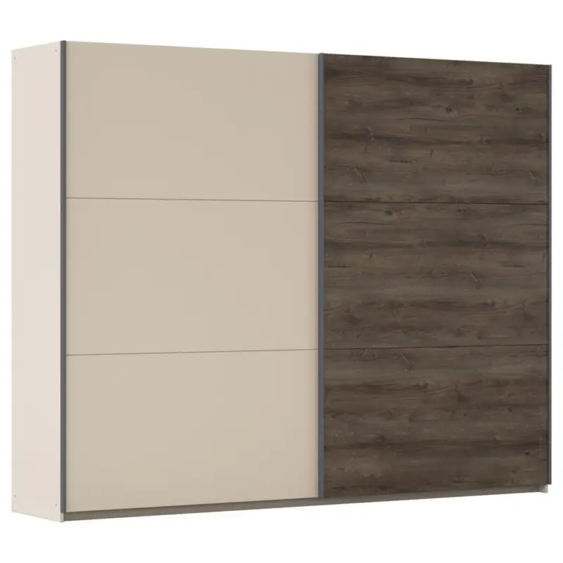 Schwebetürenschrank Sajo-Extra 261cm, Champagner