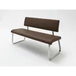 Möbelix Sitzbank Arco Leder Braun, B: 155 cm