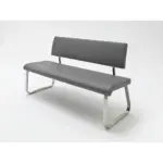 Möbelix Sitzbank Arco Leder Grau B: 155 cm