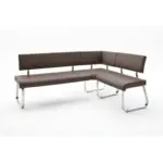 Möbelix Eckbank Arco Leder Braun B: 200 cm