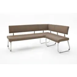 Eckbank Arco Leder Cappoccino B: 200 cm