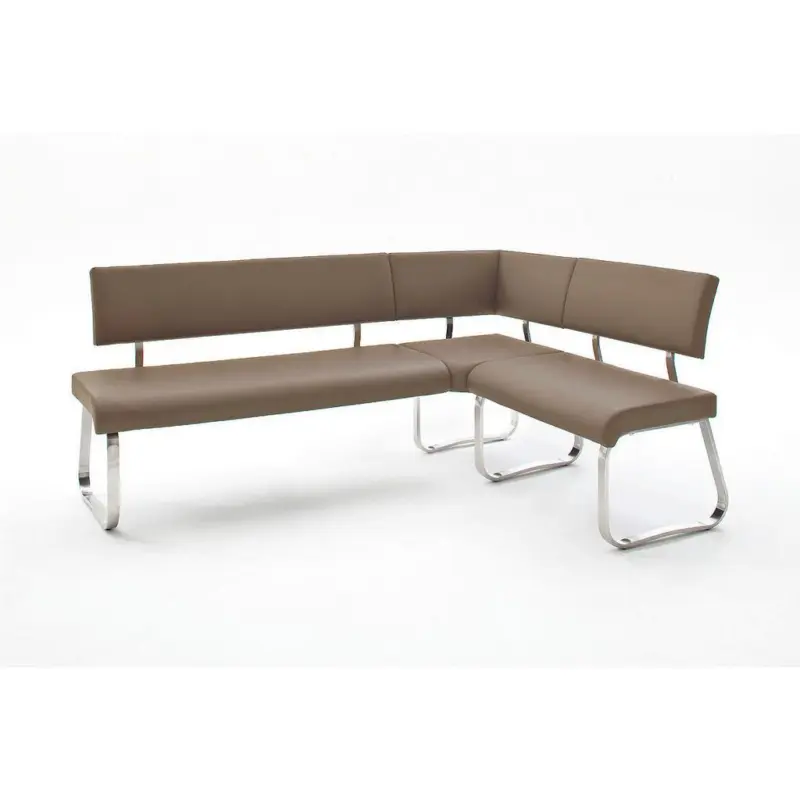 Eckbank Arco Leder Cappoccino B: 200 cm