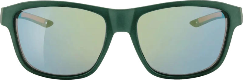 SUNDANCE Sonnenbrille Erwachsene grünes Metallic-Gestell, verspiegelte Gläser