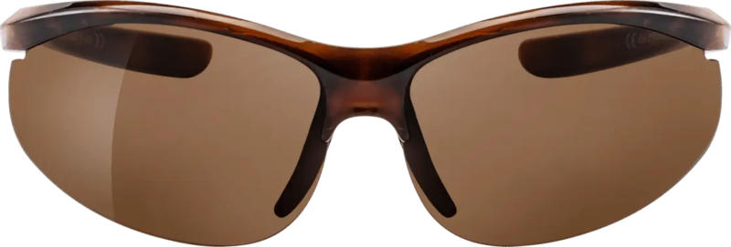 SUNDANCE Sonnenbrille Erwachsene braunes Gestell, braun getönte schräge Gläser, Havana Optik