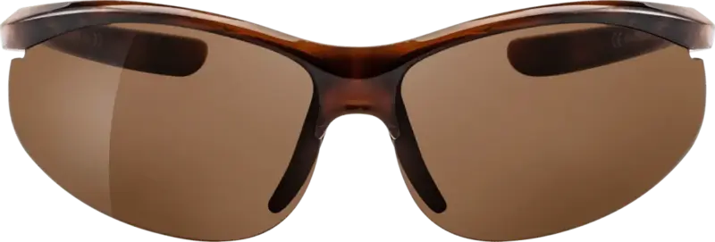 SUNDANCE Sonnenbrille Erwachsene braunes Gestell, braun getönte schräge Gläser, Havana Optik