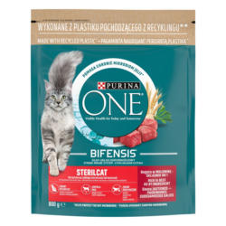 Purina One Суха храна за котки 800гр