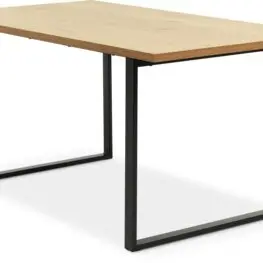 JYSK Masă AABENRAA 90x160 stejar cald/negru