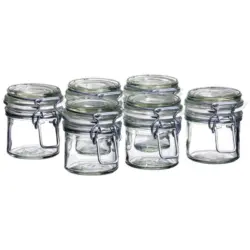 Einmachgläser 6er-Set Gothika Je ca. 90 ml, Auslaufsicher