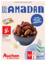 Auchan Hypermarch&eacute; Ramadan : Petits prix pour grande g&eacute;n&eacute;rosit&eacute; - au 10.03.2025