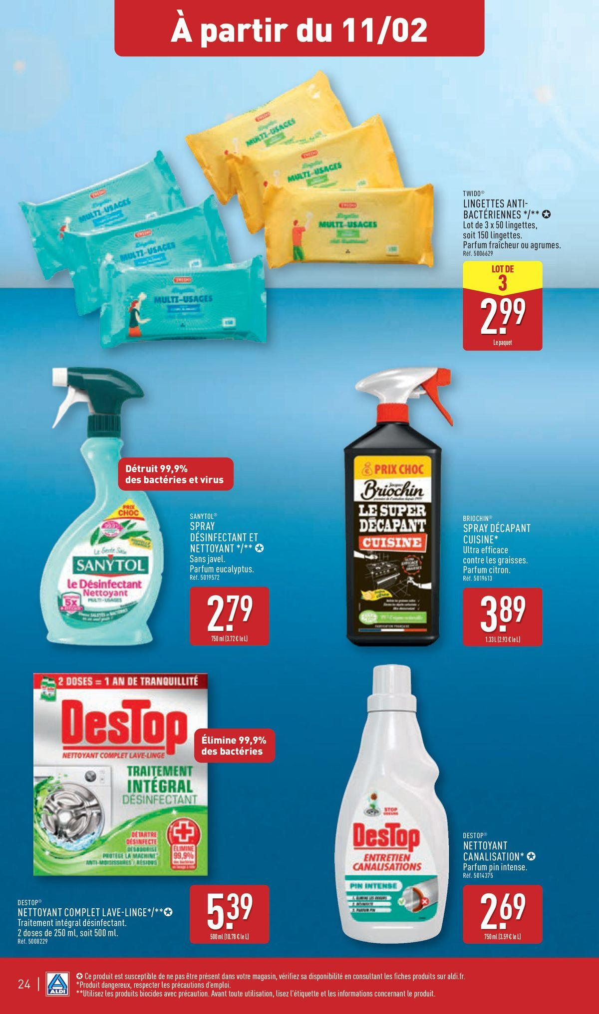 Catalogue ARRIVAGES ENTRETIEN À PRIX DISCOUNT, page 00024