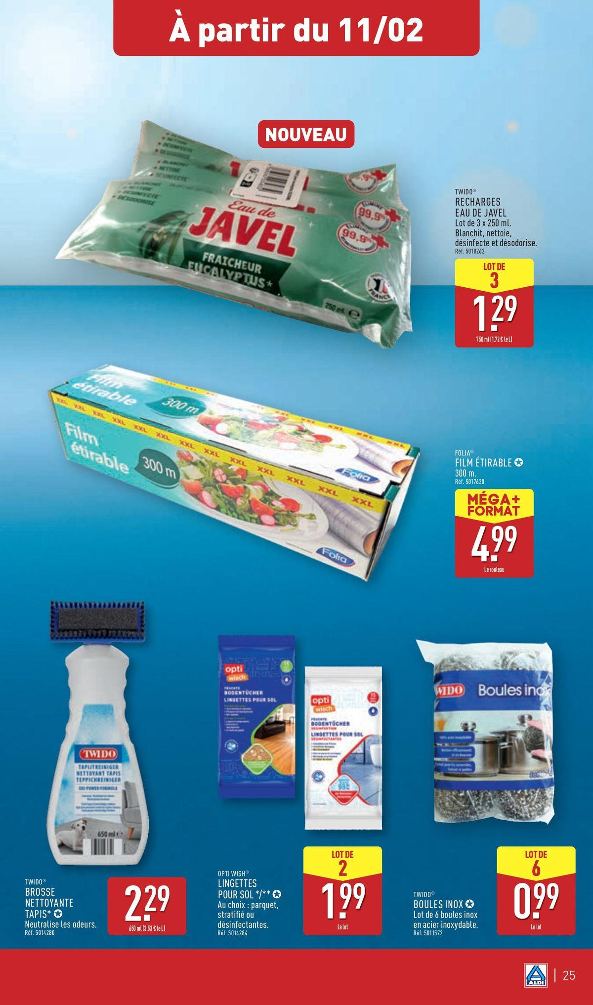 Catalogue ARRIVAGES ENTRETIEN À PRIX DISCOUNT, page 00025