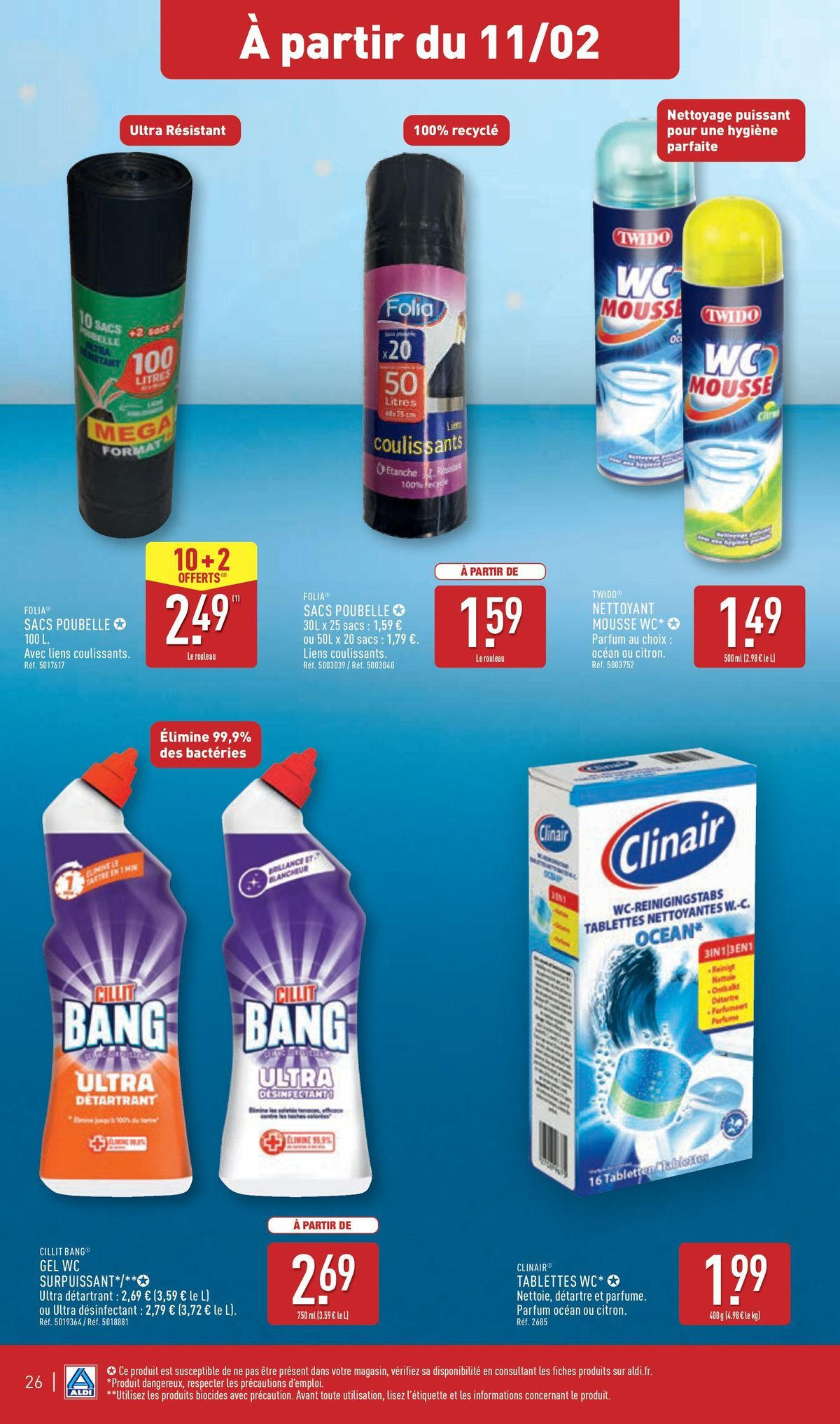 Catalogue ARRIVAGES ENTRETIEN À PRIX DISCOUNT, page 00026
