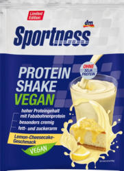 Sportness Proteinpulver, Protein Shake Vegan Lemon Cheesecake Geschmack