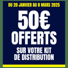 50€ OFFERTS SUR VOTRE KIT DE DISTRIBUTION !