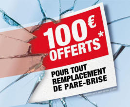 Franchise offerte ou carte cadeau 100 €