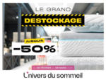 L'univers du sommeil Destockage Jusqu'à -50% - au 08.03.2025