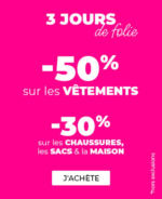 Degriff'Stock -50% sur les vêtements - au 16.02.2025