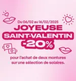 Optic 2000 Saint-Valentin -20% - au 16.02.2025