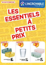 L'incroyable Les essentiels à petits prix - au 16.02.2025