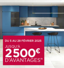 JUSQU'À 2 500€ OFFERTS !