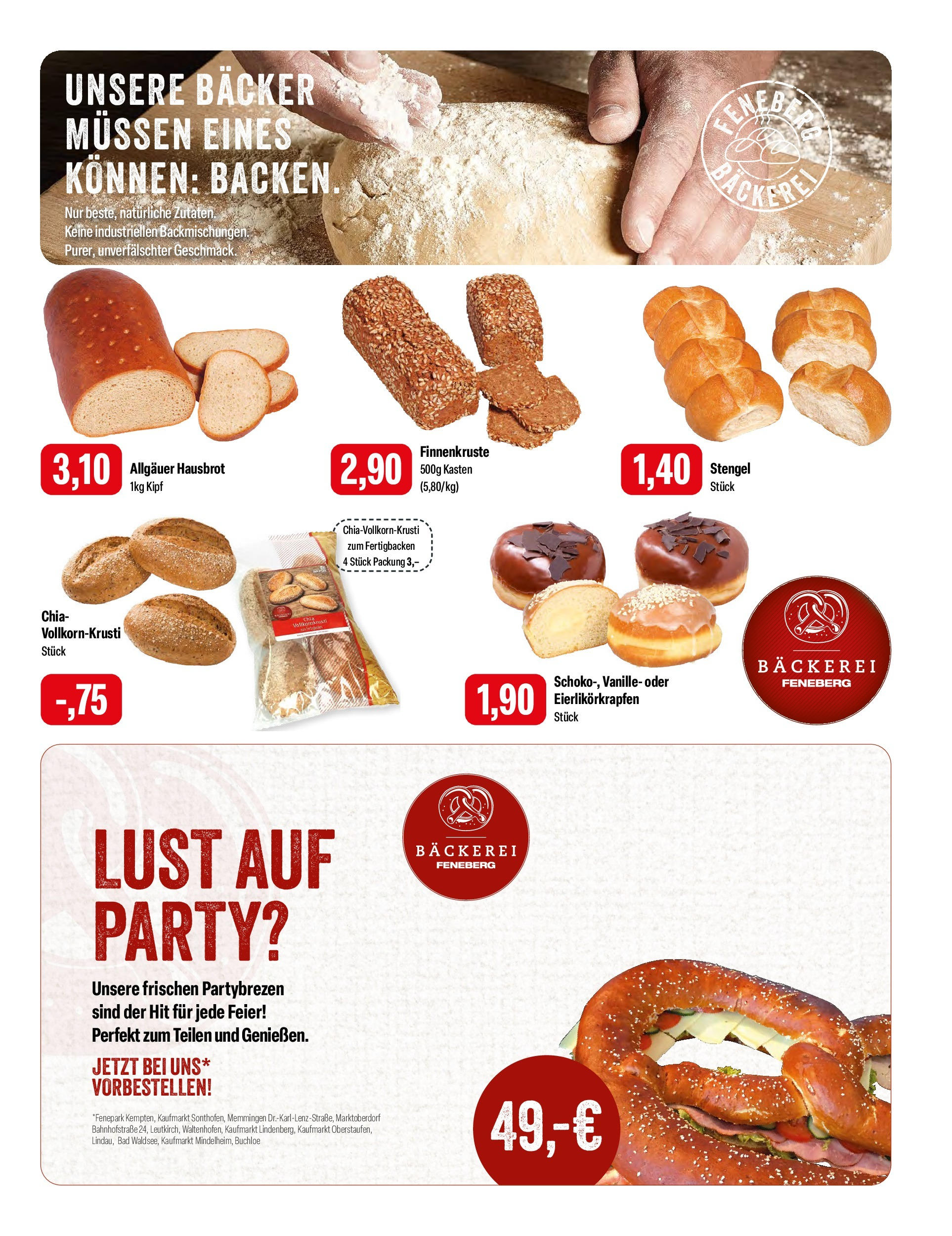 Feneberg Angebote (ab 20.02.2025) zum Blättern | Seite: 5 | Produkte: Bäckerei, Bad