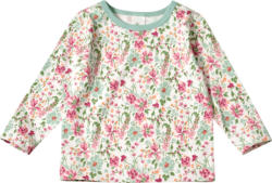 ALANA Langarmshirt Pro Climate mit Blumen-Muster, weiß & rosa, Gr. 122