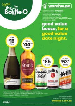 The Bottle-O catalogue - valid from 10.02.2025 | Page: 1 | Products: Bourbon, Whiskey, Scotch, Date