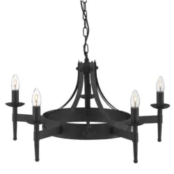 Kronleuchter Cartwheel Ii 5lt 2425-5bk