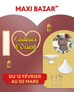 Maxi Bazar Une vaisselle élégante aux motifs raffinés pour sublimer votre table. - au 02.03.2025