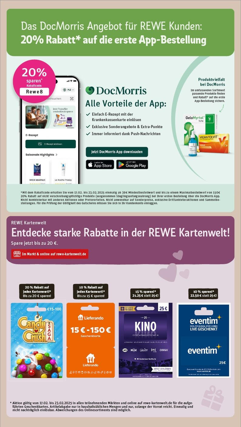 Rewe Prospekt 	 (ab 17.02.2025) zum Blättern » Angebote | Seite: 21