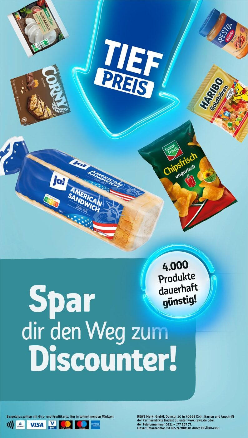 Rewe Prospekt 	 (ab 17.02.2025) zum Blättern » Angebote | Seite: 22 | Produkte: Haribo, Barilla, Mozzarella, Funny frisch