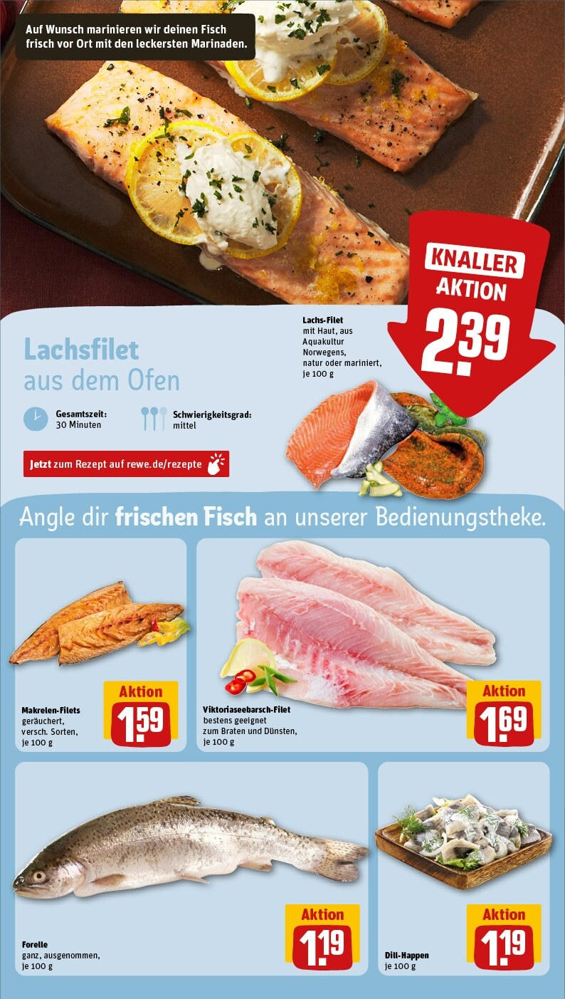 Rewe - Rewe: Wochenangebote (ab 16.02.2025) zum Blättern » Angebote | Seite: 31 | Produkte: Ofen, Fisch