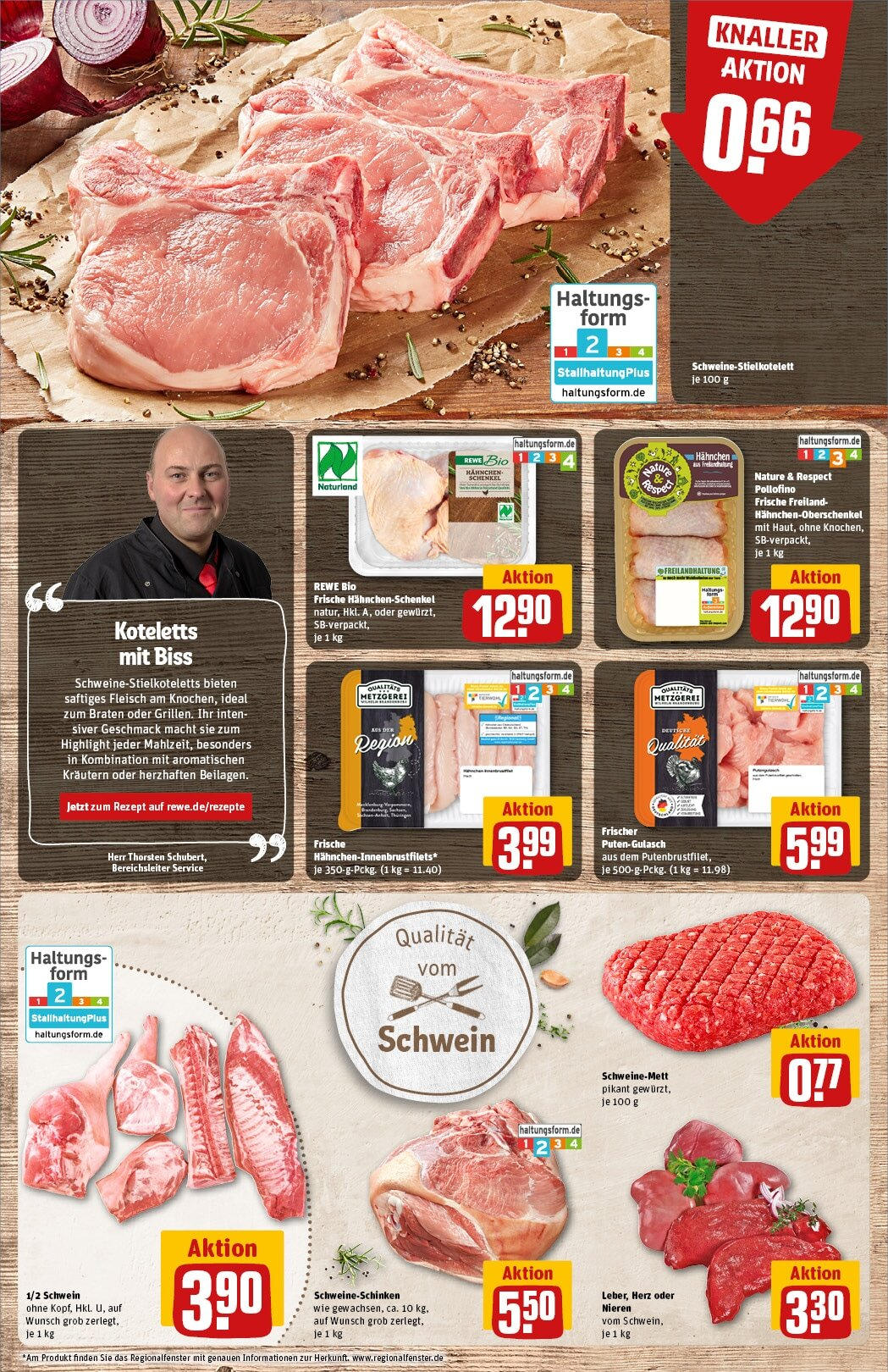 Rewe - Rewe: Wochenangebote (ab 16.02.2025) zum Blättern » Angebote | Seite: 10 | Produkte: Hahnchen, Hahnchenschenkel, Fleisch