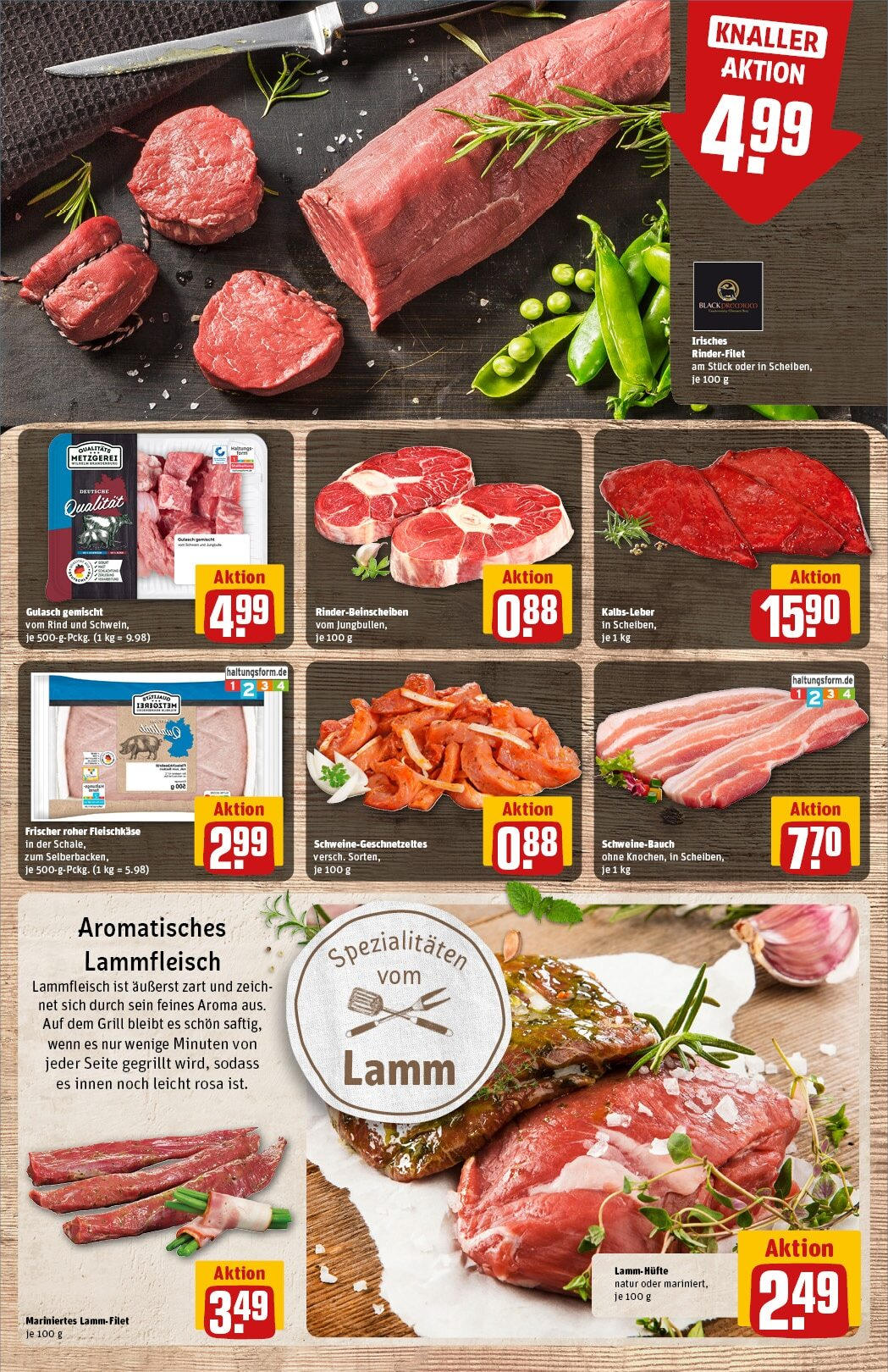 Rewe - Rewe: Wochenangebote (ab 16.02.2025) zum Blättern » Angebote | Seite: 11 | Produkte: Grill, Rinderfilet, Kalbsleber, Gulasch